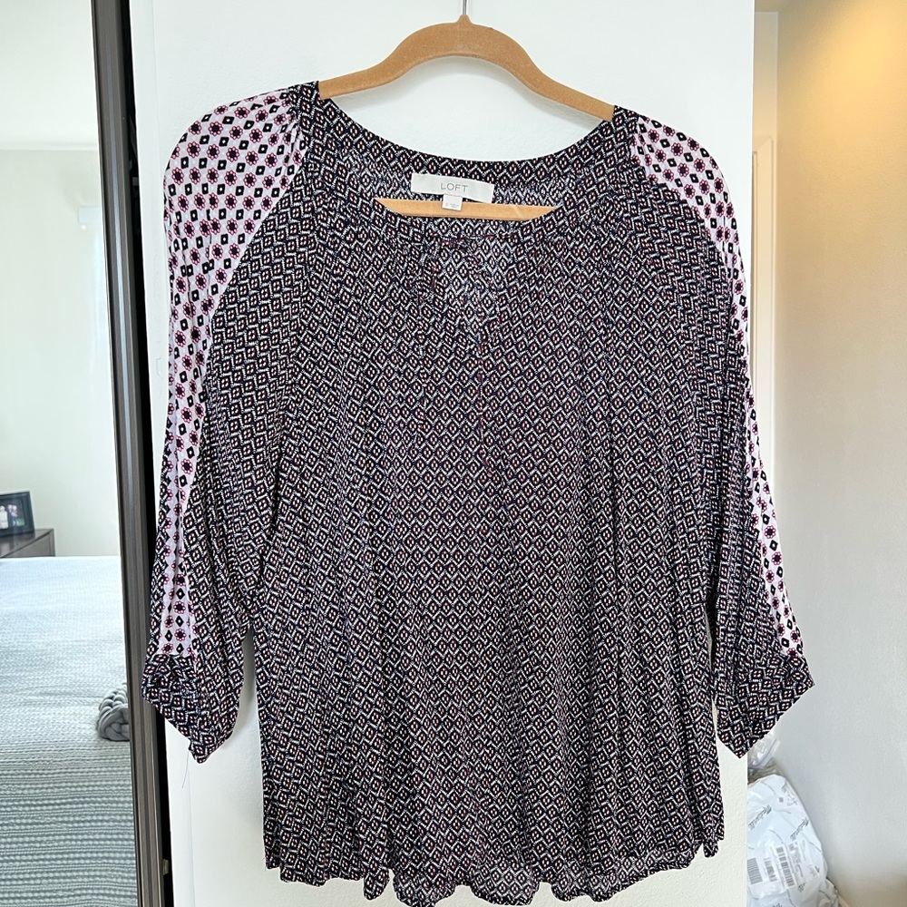 Long sleeve rayon shirt